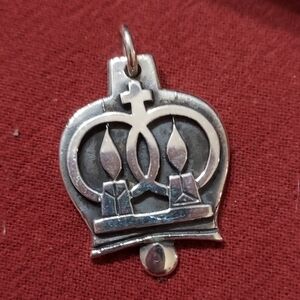 James Avery Retired Unity Pendant Silver Good Stamp